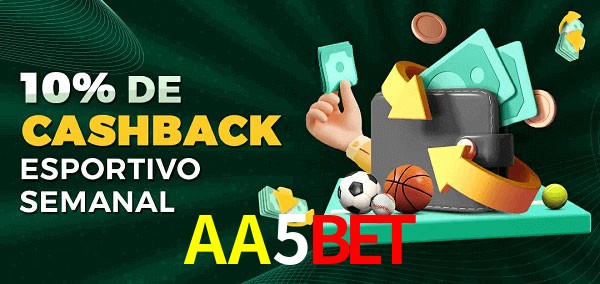 10% de bônus de cashback na AA5Bet