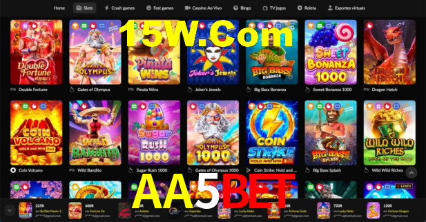 AA5Bet: Seu Cassino Premiado com Pagamentos Rápidos
